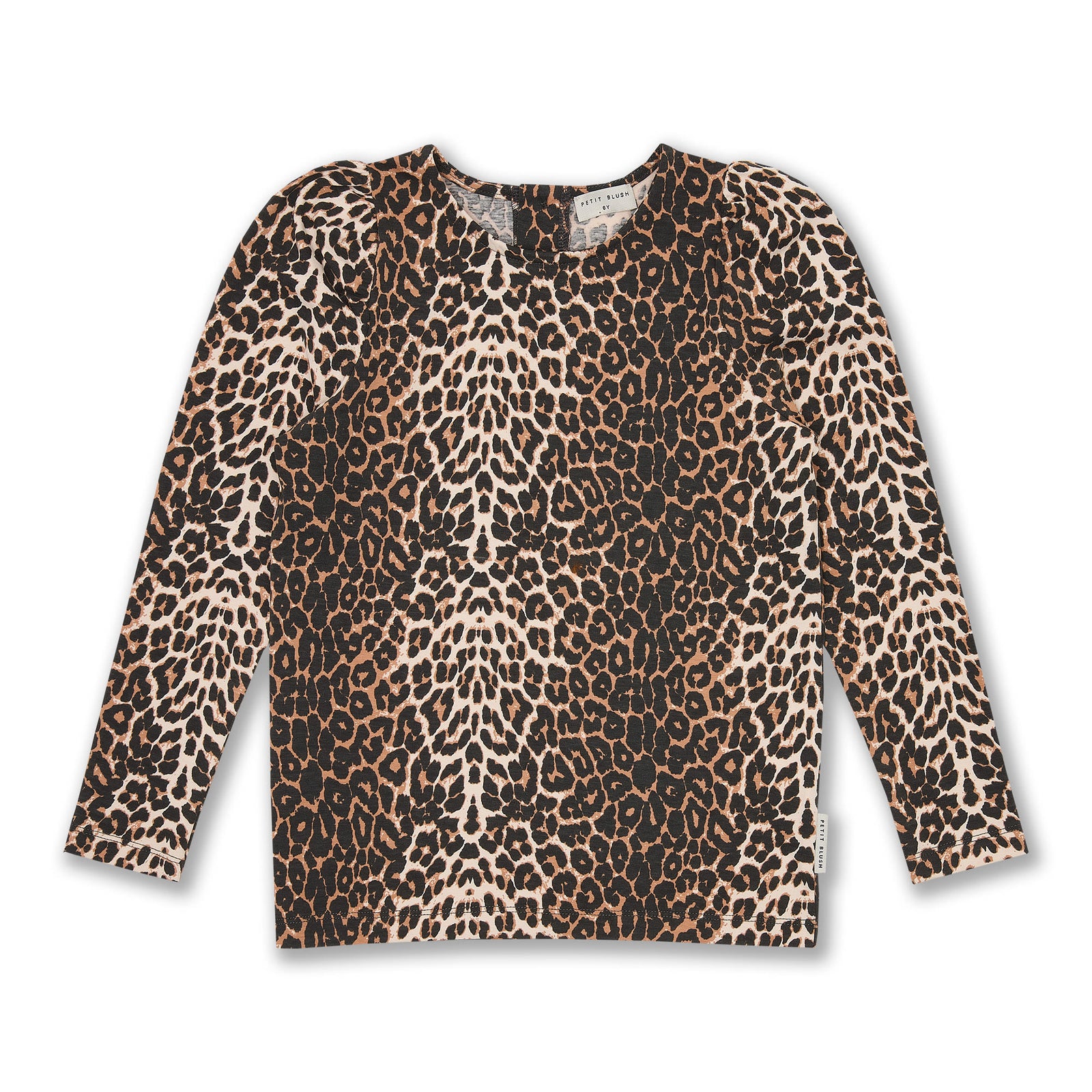 Puff Sleeve Top | Leopard AOP