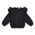 Romantic Ruffle Blouse | Dark Grey