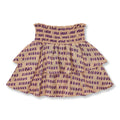Mini Smock Skirt Bisous | Cork/Purple