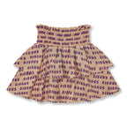Mini Smock Skirt Bisous | Cork/Purple