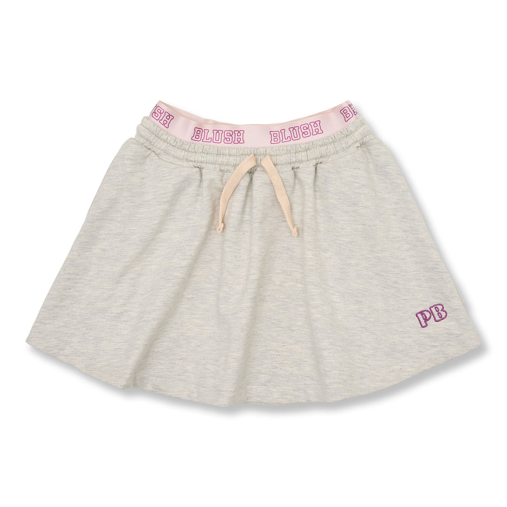 Mini Sweat Skirt | Grey Melange