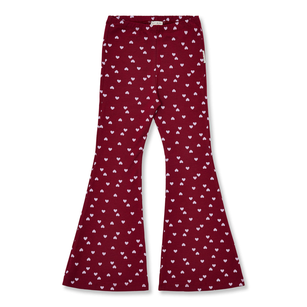 Bowie Flared Pants | Hearts AOP