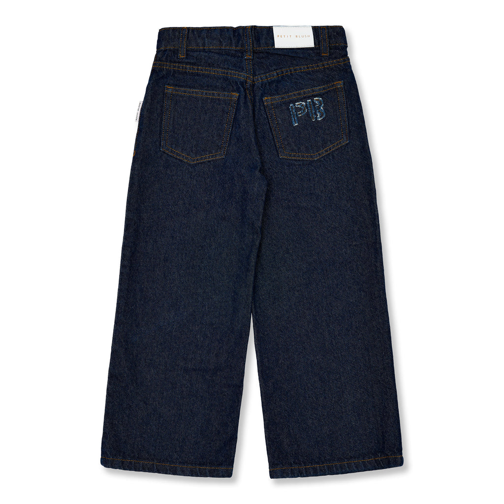 Wide leg Jeans | Dark Blue