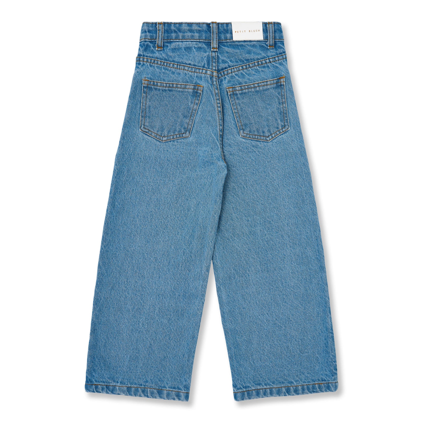 Wide leg Jeans | Mid Blue