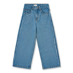 Wide leg Jeans | Mid Blue