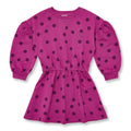 Skater Dress Dots | Deep Orchid