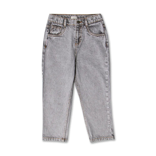 Baggy Fit Jeans | Washed Light Grey