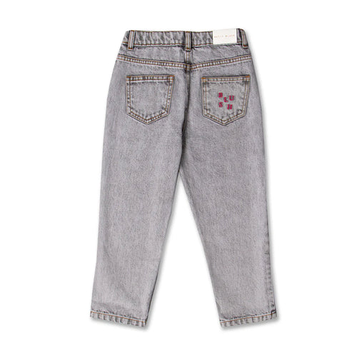 Baggy Fit Jeans | Washed Light Grey