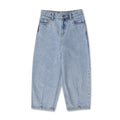 Jeans im Ballonschnitt | Verwaschenes Hellblau