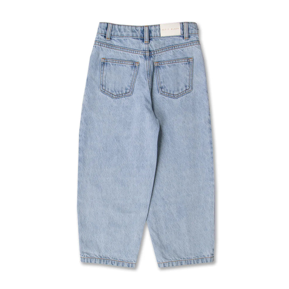 Ballon Fit Jeans | Washed Light Blue