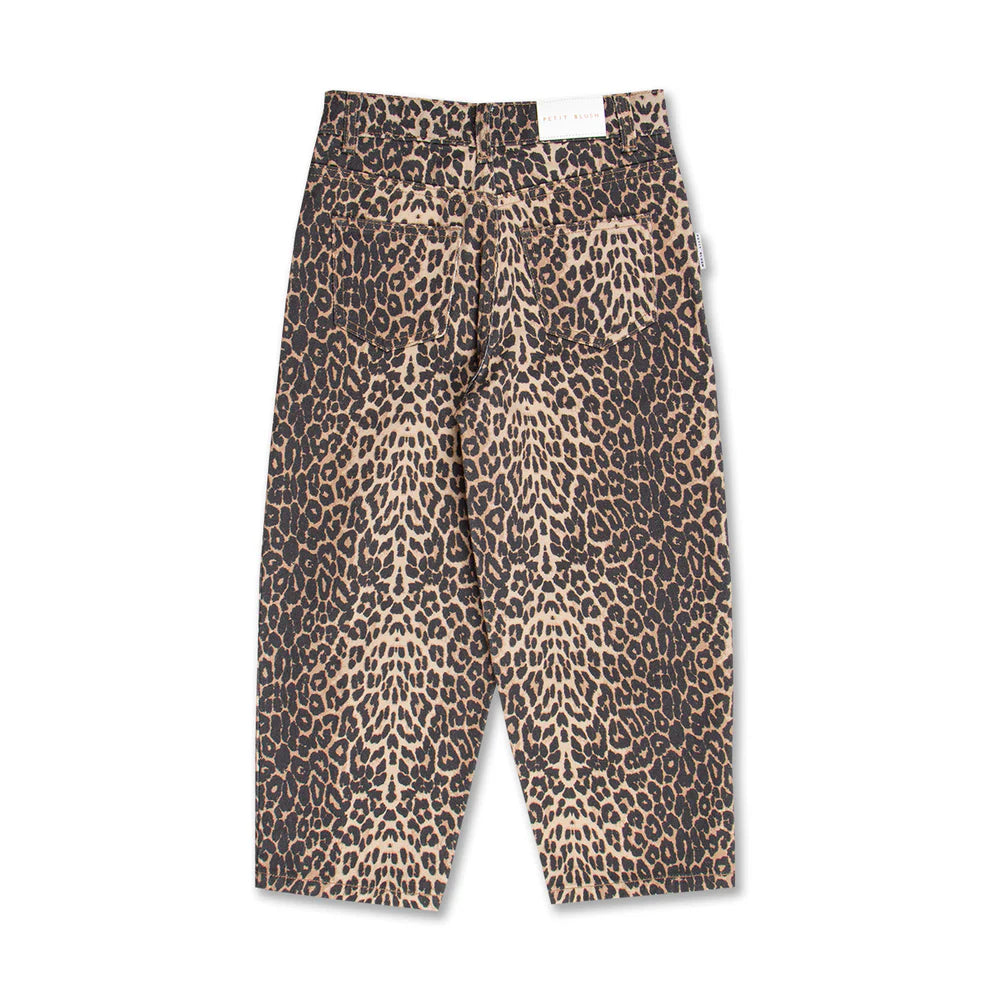 Ballon Fit Jeans | Leopard AOP