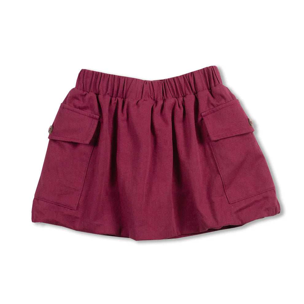Ballon Cargo Skirt | Beaujolais