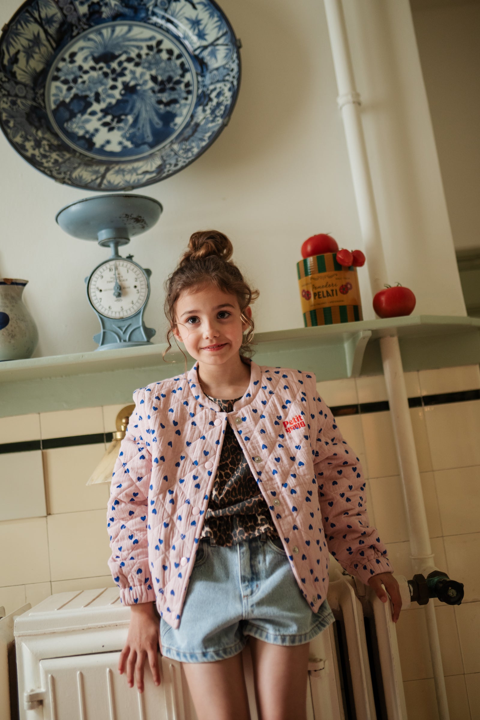 Bomber Jacket | Candy Hearts AOP