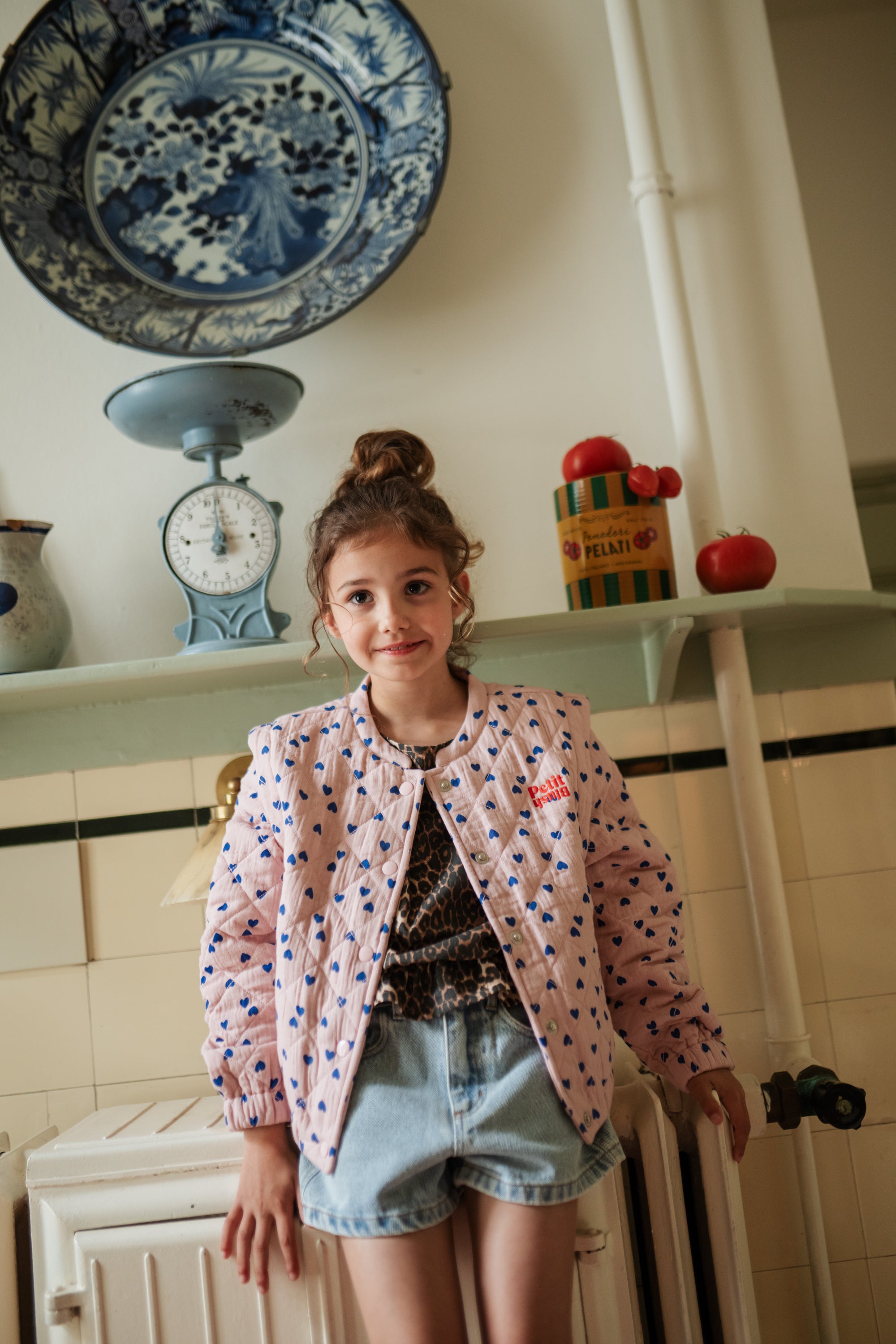 Bomber Jacket | Candy Hearts AOP