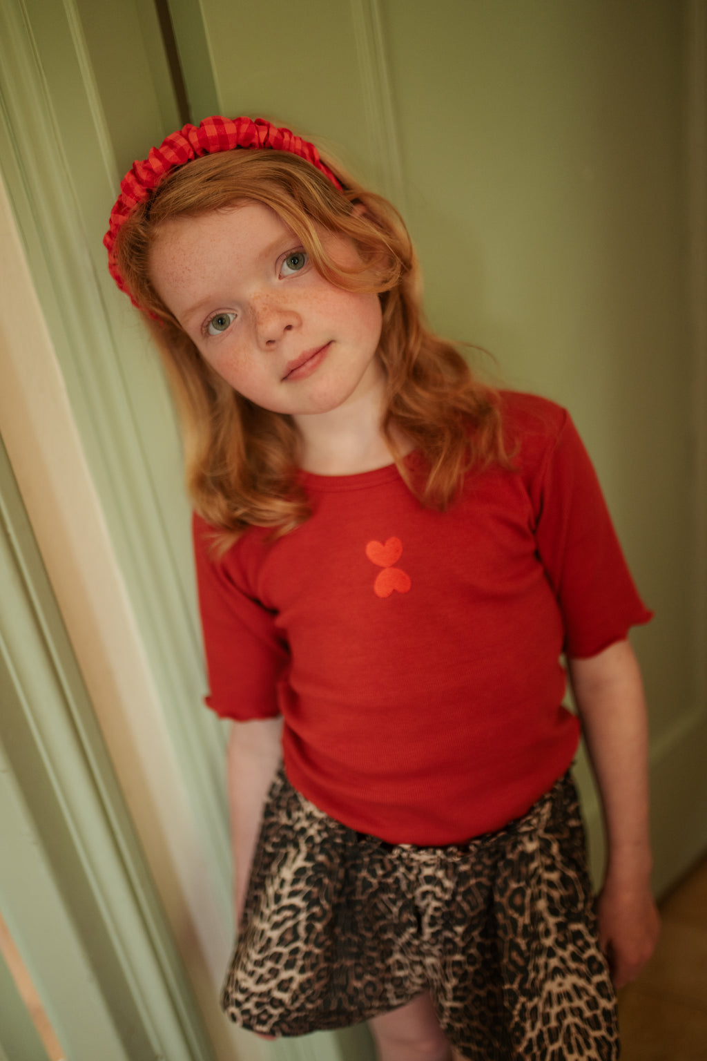 Rib T-Shirt | Burnt Brick