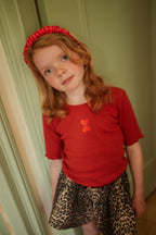 Rib T-Shirt | Burnt Brick