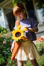 Towel Ruffle Top | Chalk Violet