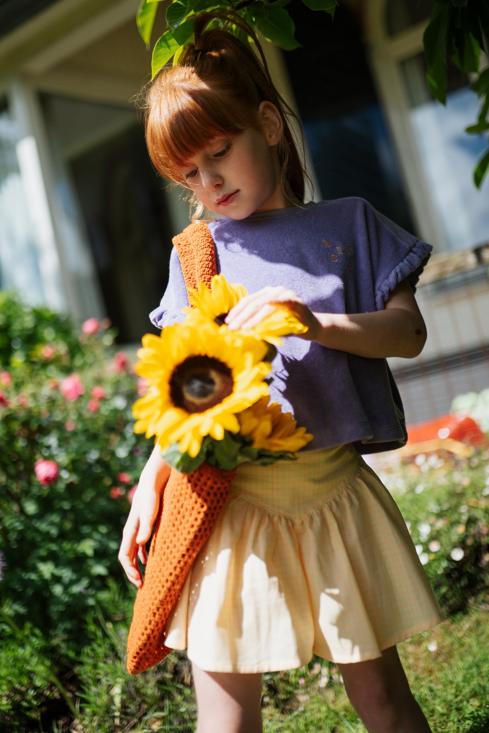 Towel Ruffle Top | Chalk Violet