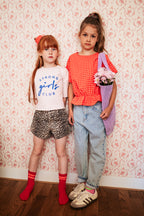 Blouse Elastic Waist | Check Red