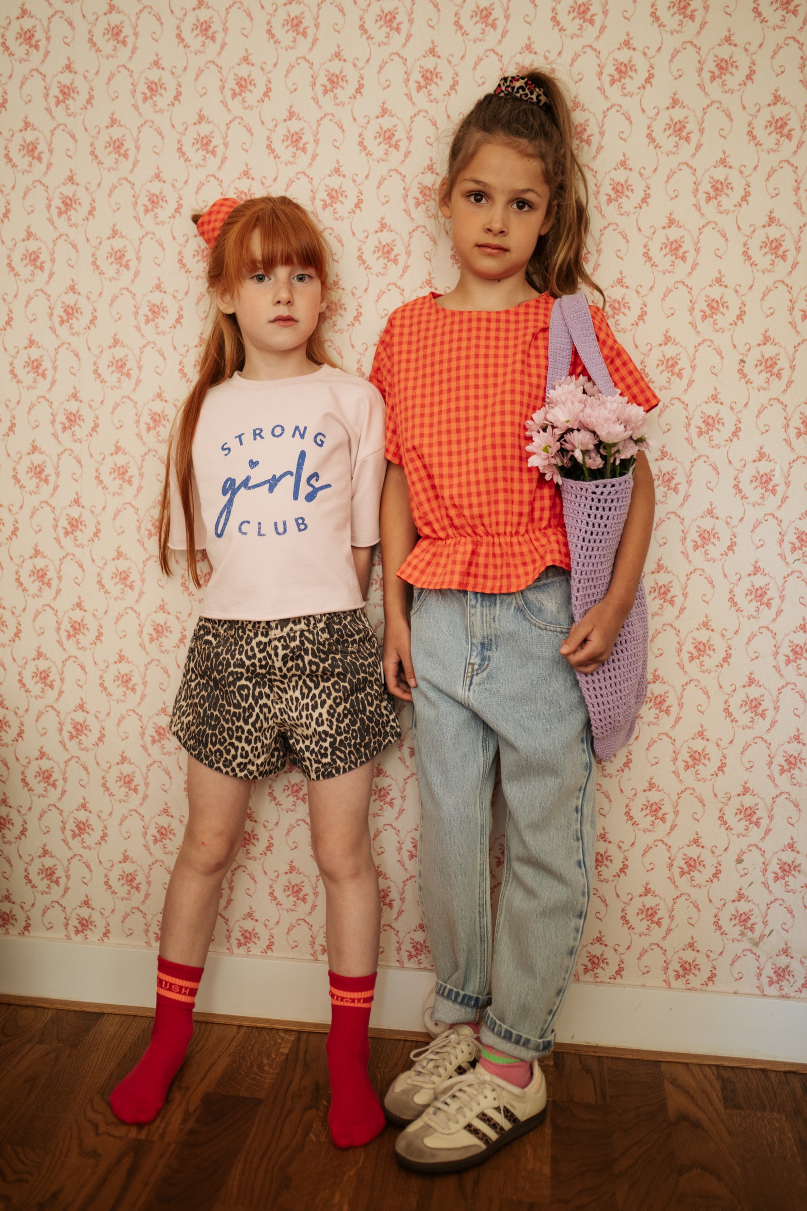 Jeans Shorts | Leopard AOP