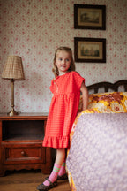 Julie Dress | Check Red