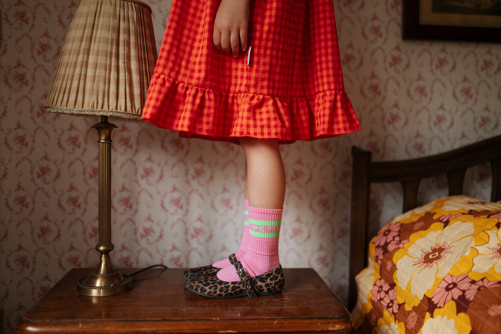 Julie Dress | Check Red