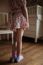 Smock Frill Short | Candy Hearts AOP