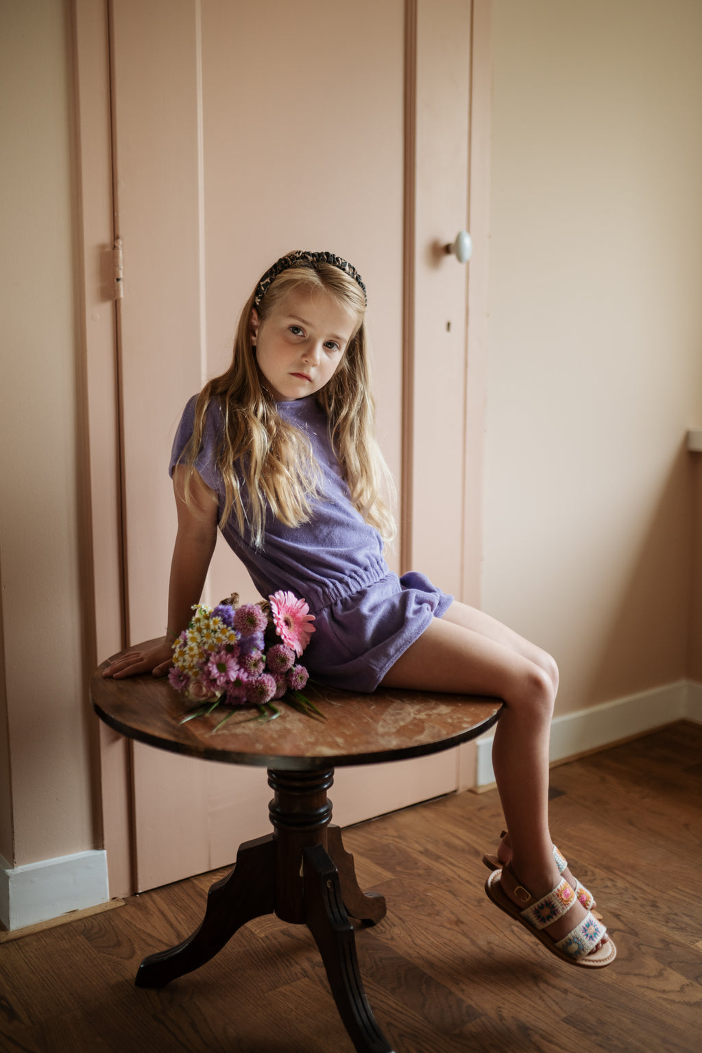 Towel Jumpsuit | Chalk Violet