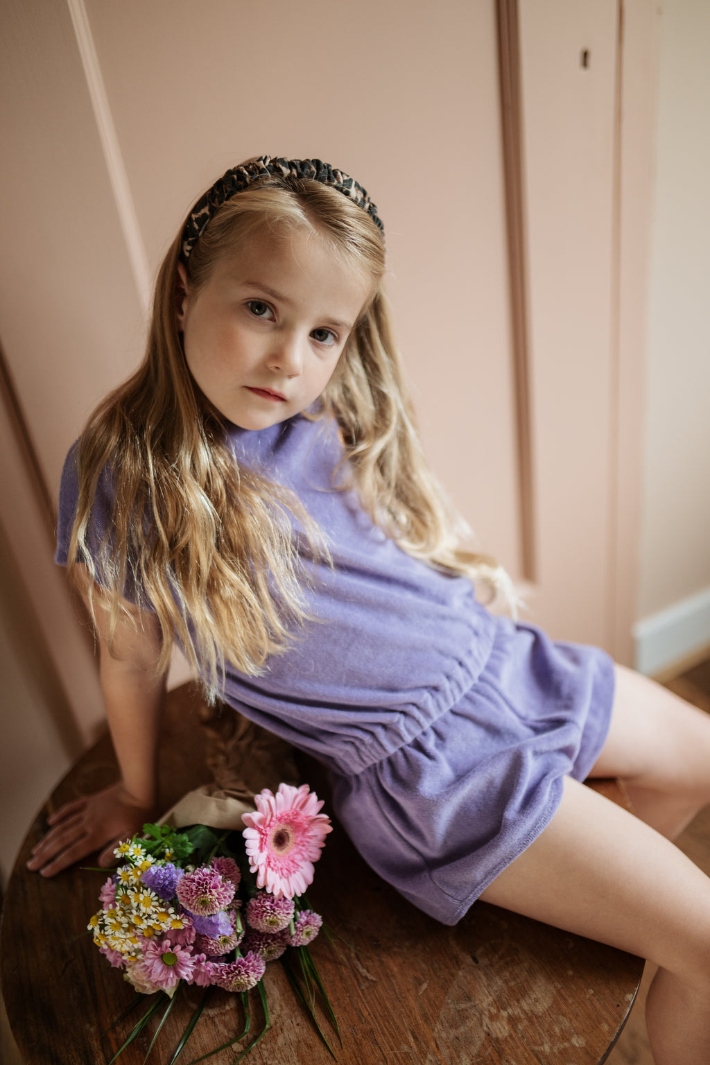 Towel Jumpsuit | Chalk Violet