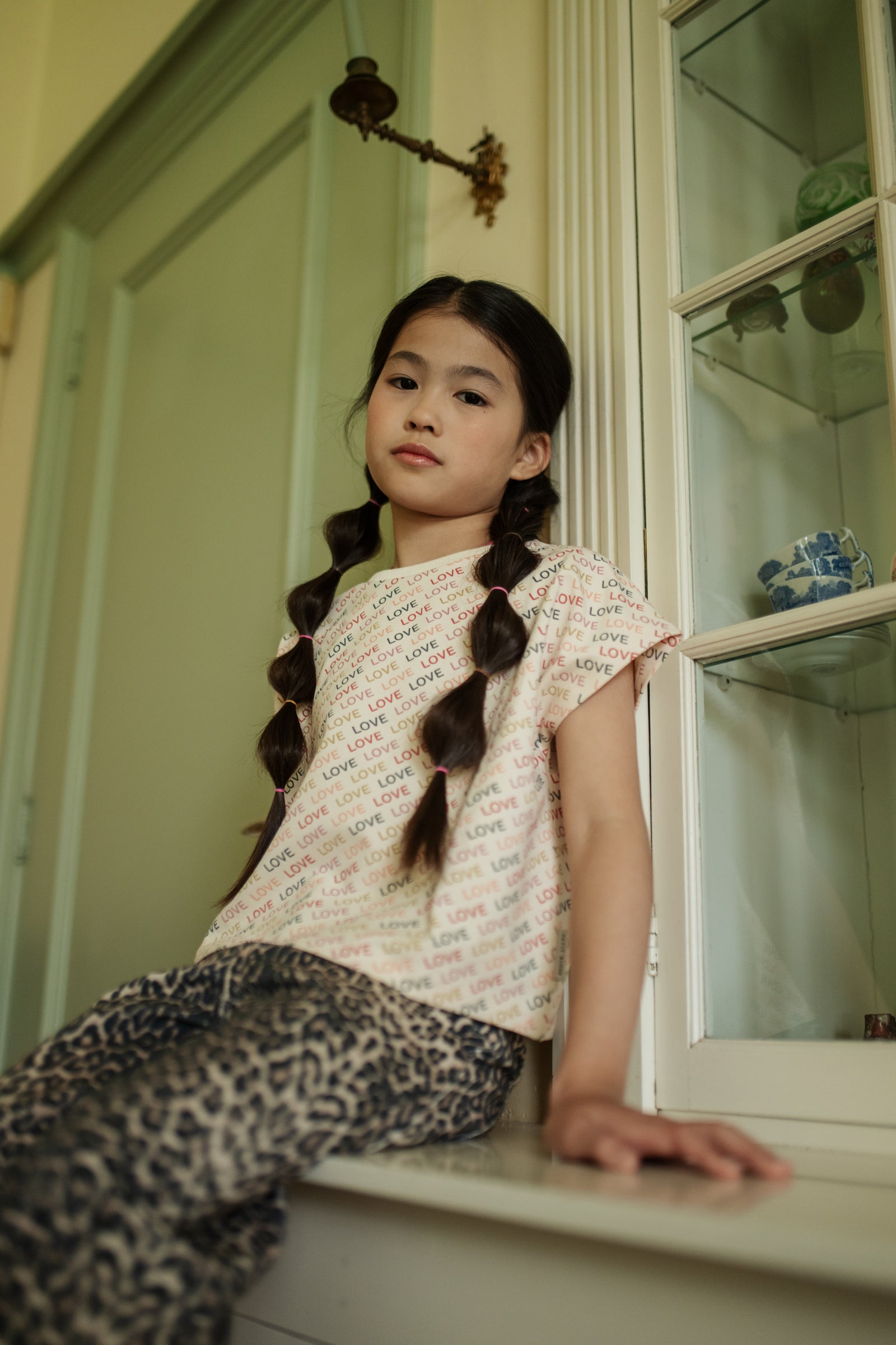 Simple T-Shirt | Love Text AOP