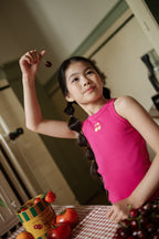 Rib Singlet | Rose Violet