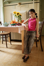 Ballon Fit Jeans | Leopard AOP