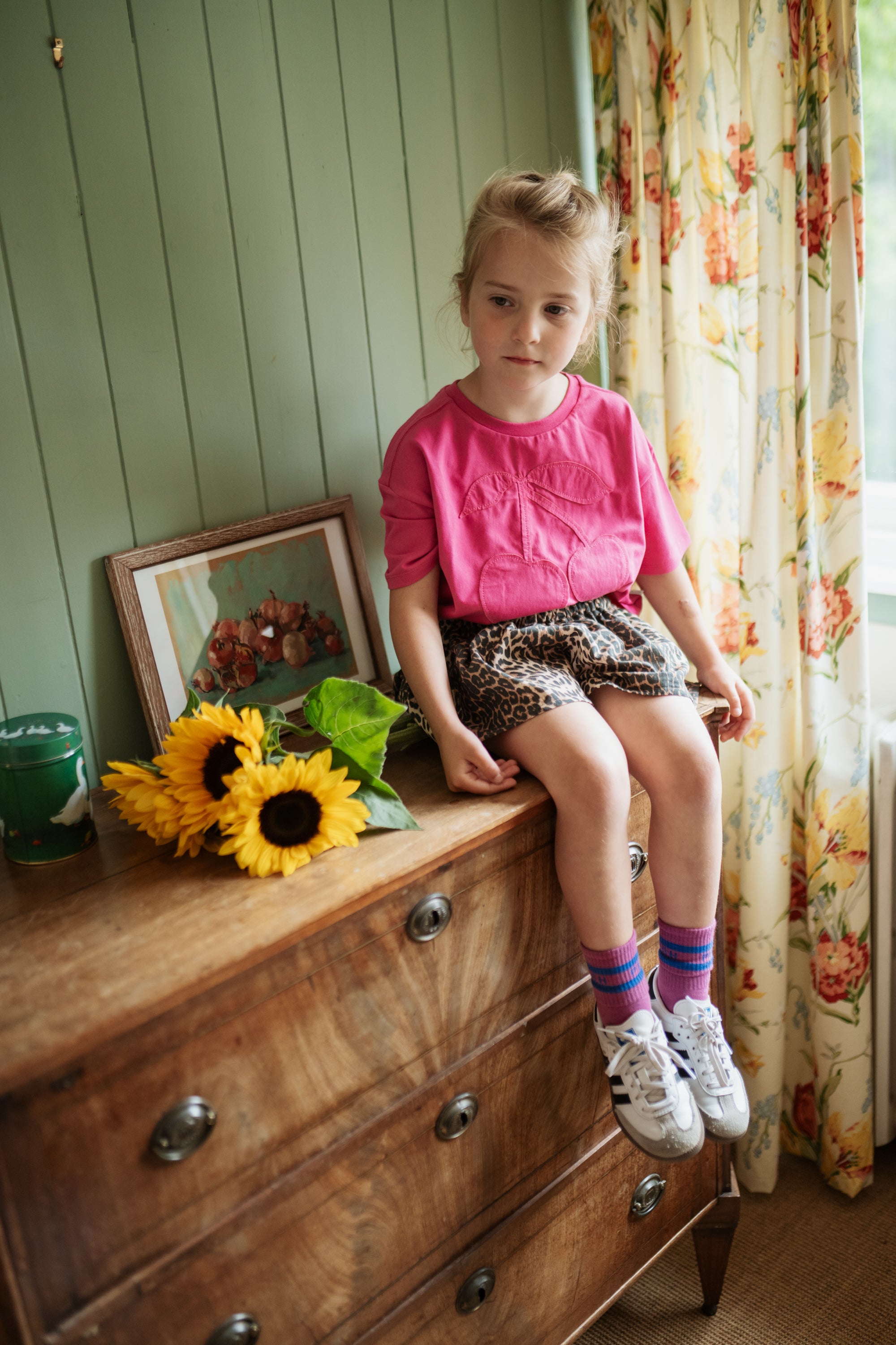 Cherry T-Shirt  | Rose Violet