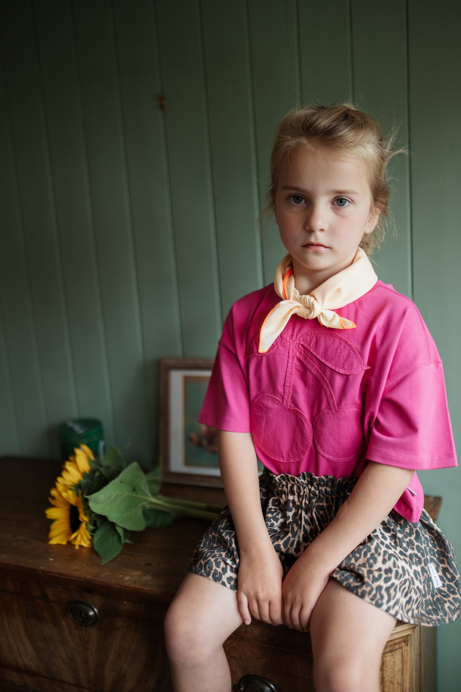 Cherry T-Shirt  | Rose Violet