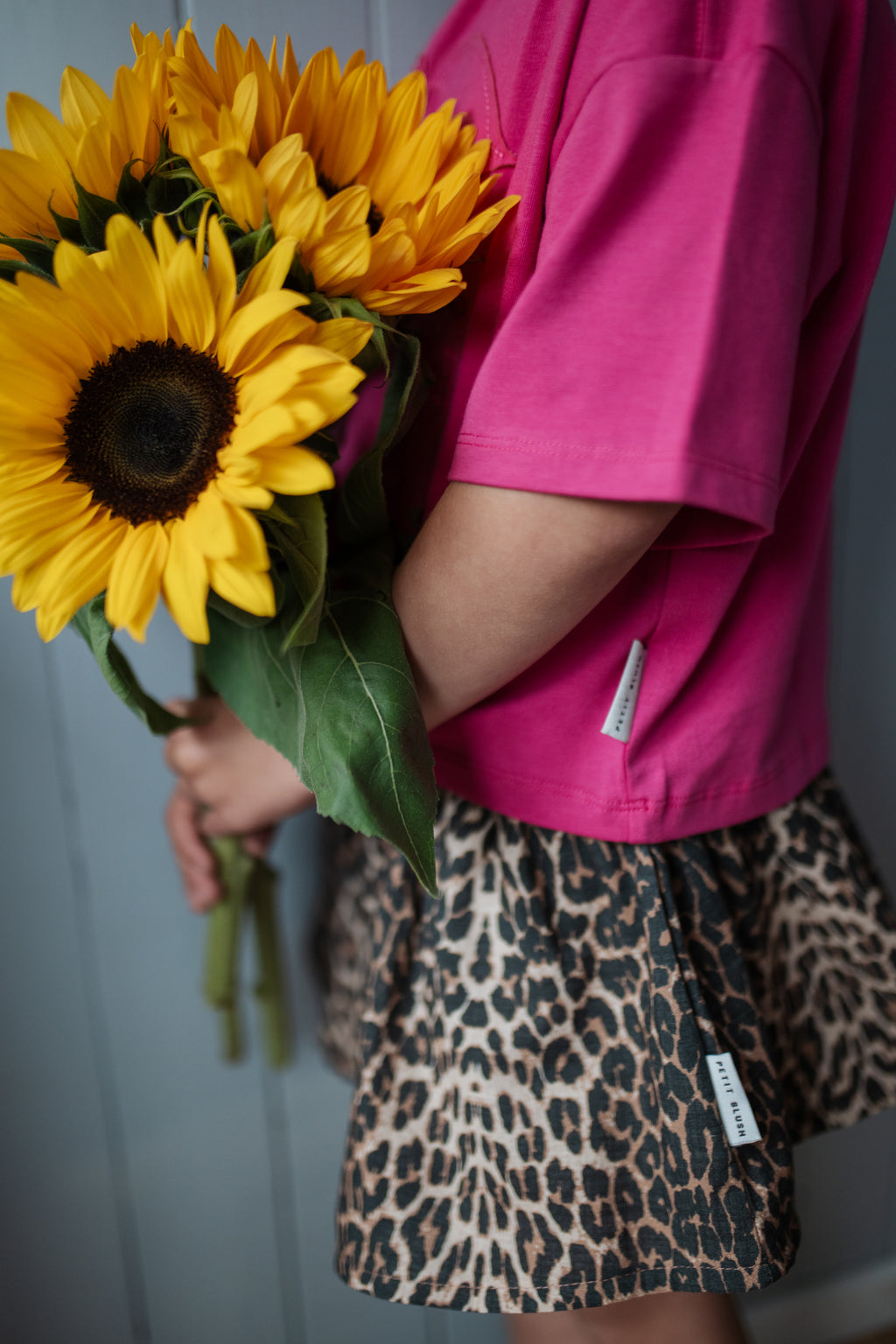 Ruffle Short | Leopard AOP