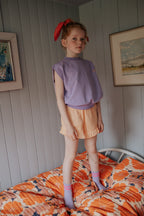 Luna Frill Short | Peach Cobbler