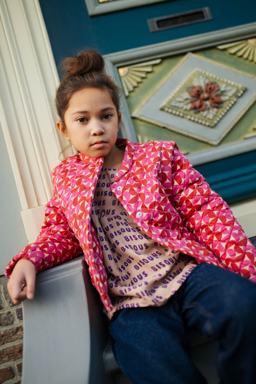 Kate Blouse Bisous | Cork/Purple
