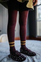 Tight Stripes | Fig/Khaki