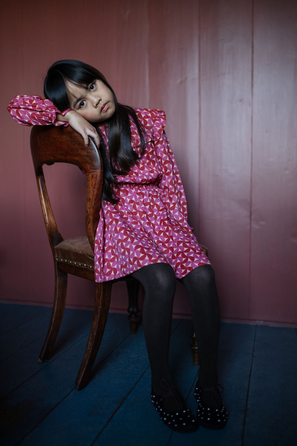 Ruffle Dress Grafic | Multi Color
