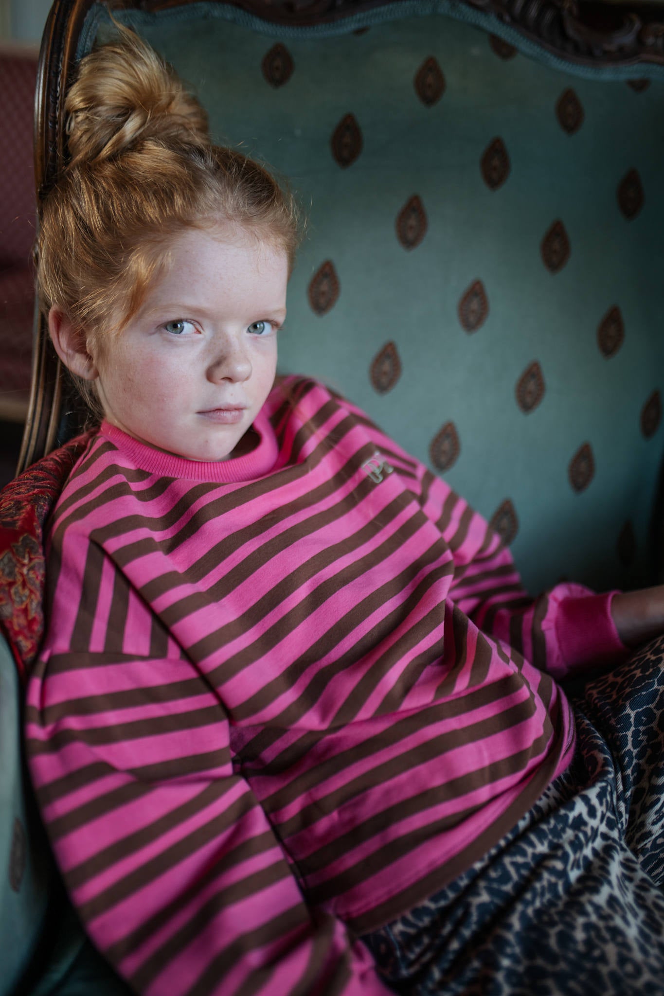 Easy Sweater Stripe | Stripe Pink/Brown