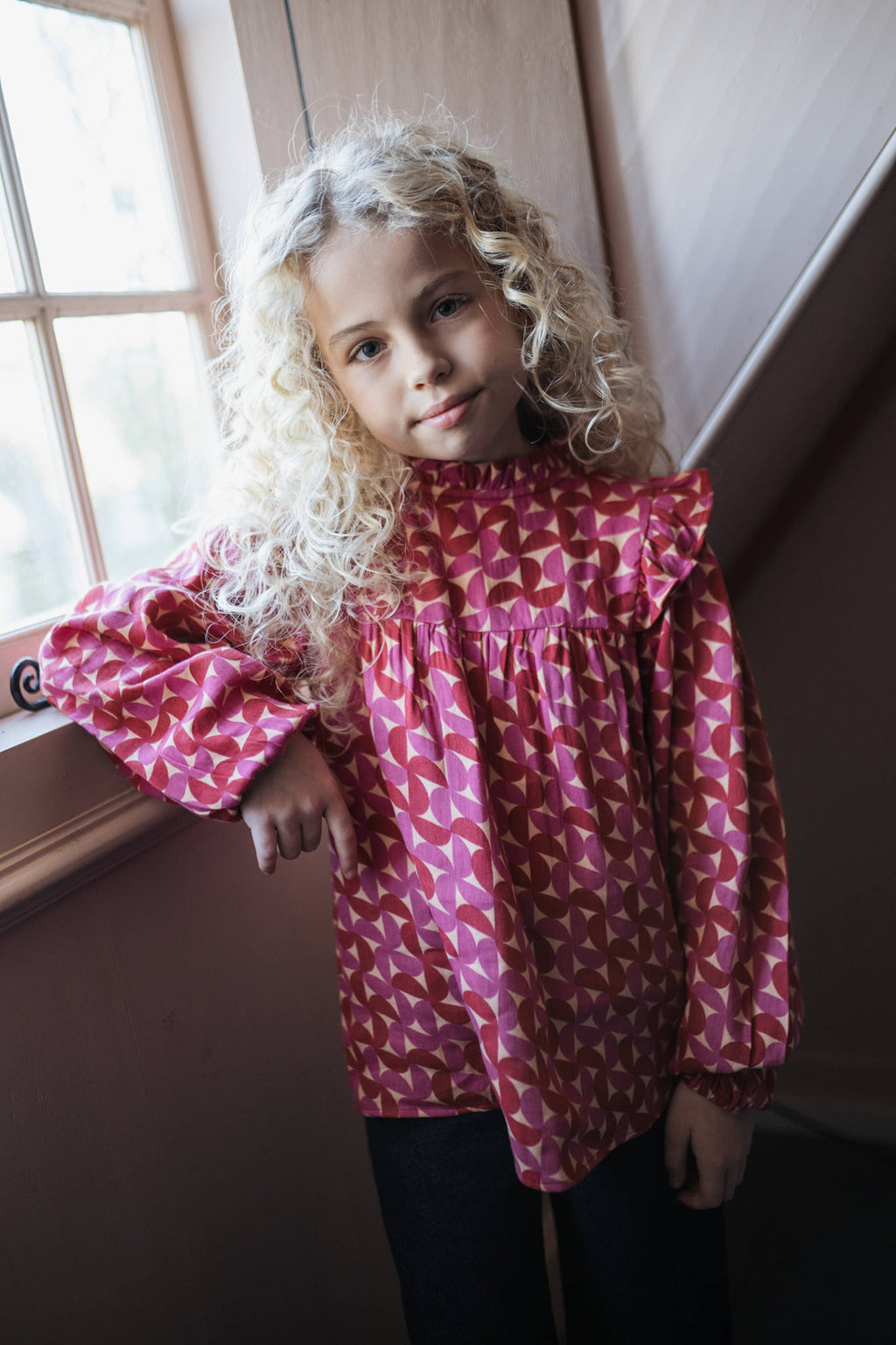 Nina Blouse Grafic | Multi Color
