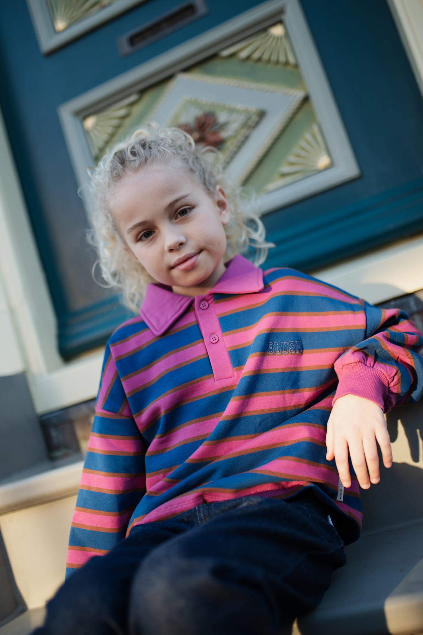 Polo Sweater | Stripe
