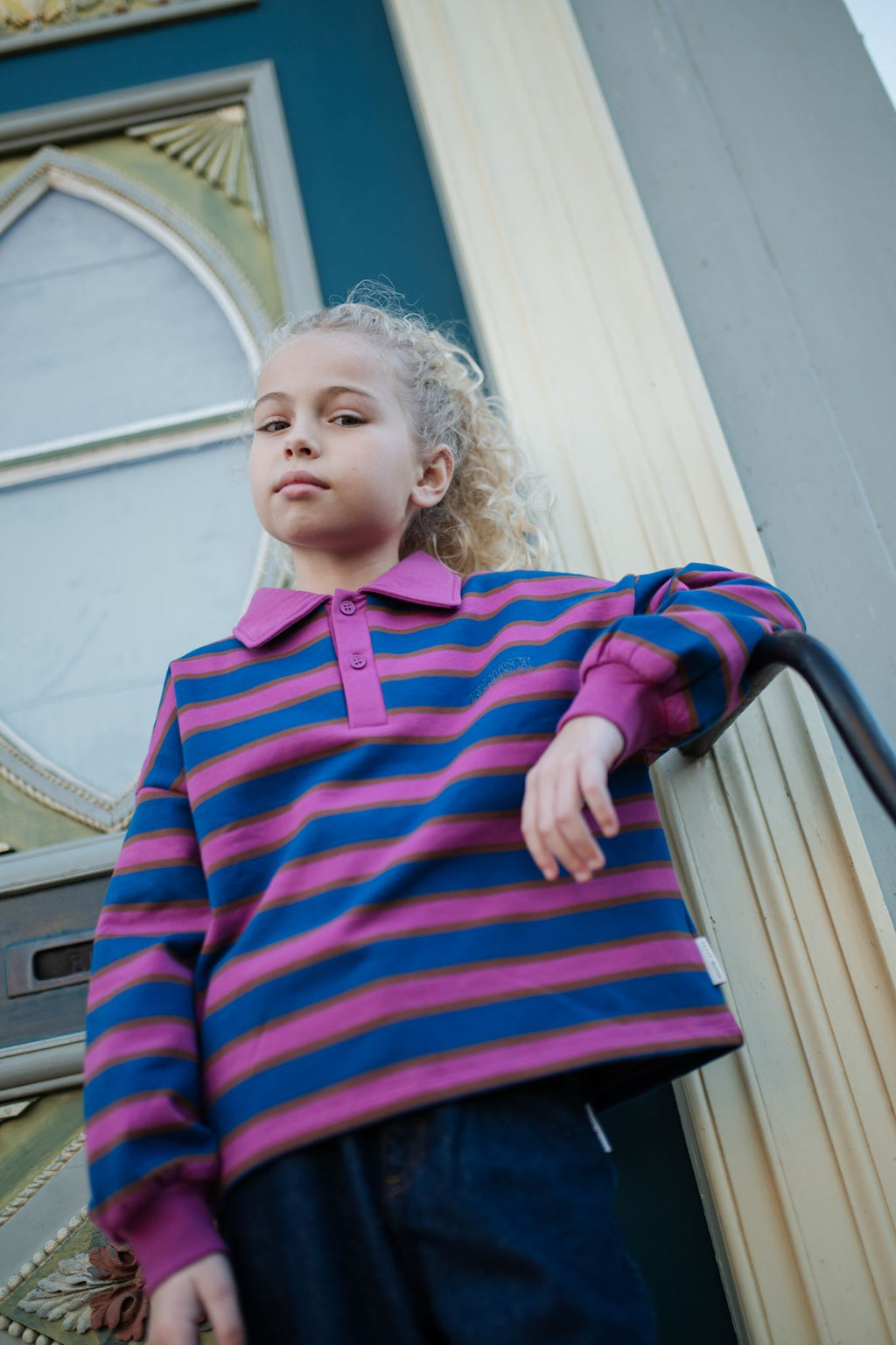 Polo Sweater | Stripe