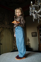 Wide leg Jeans | Mid Blue