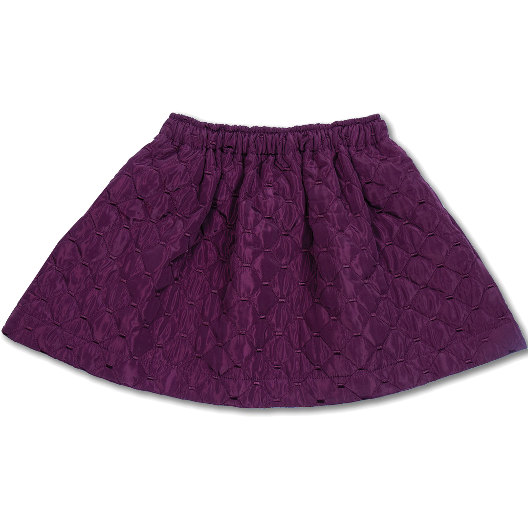 Padded  Skirt | Iconic Purple