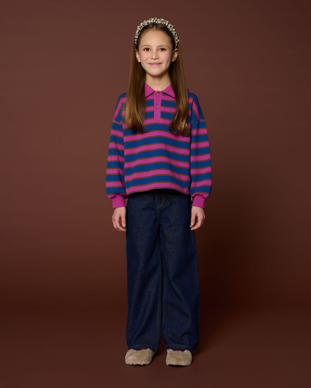 Polo Sweater | Stripe