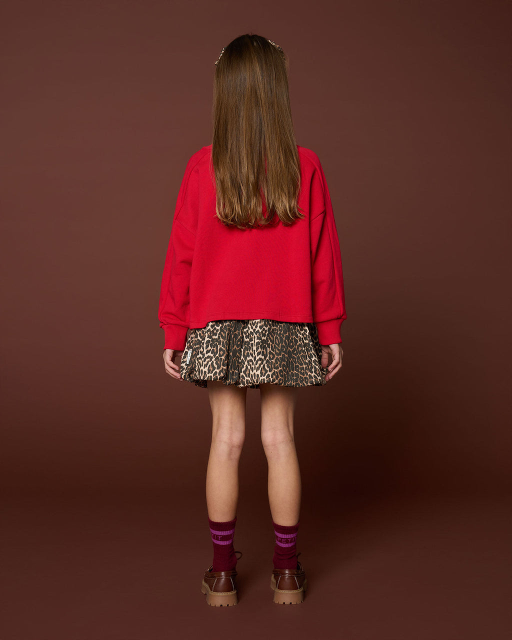 Ballon Skirt | Leopard AOP
