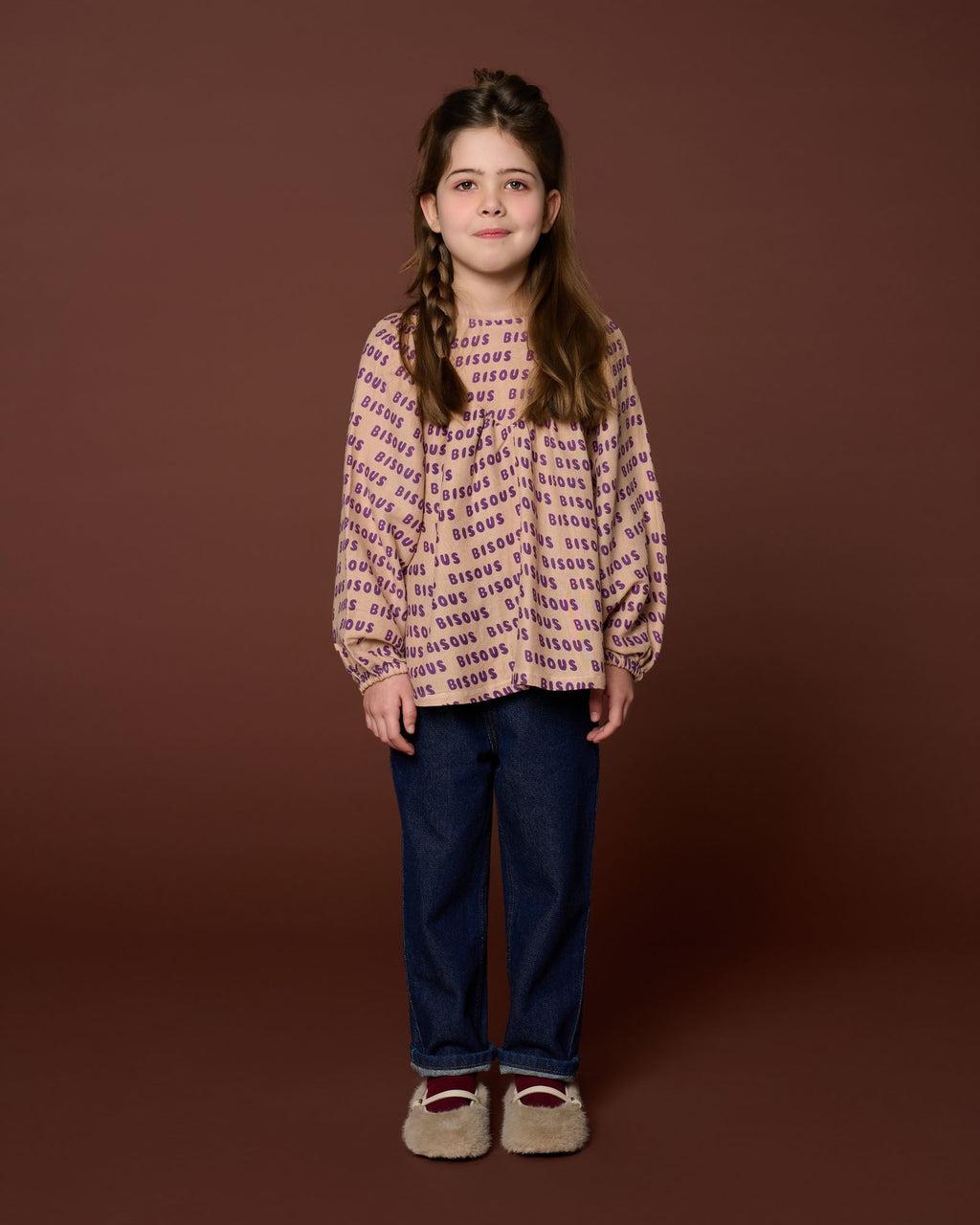 Kate Blouse Bisous | Cork/Purple