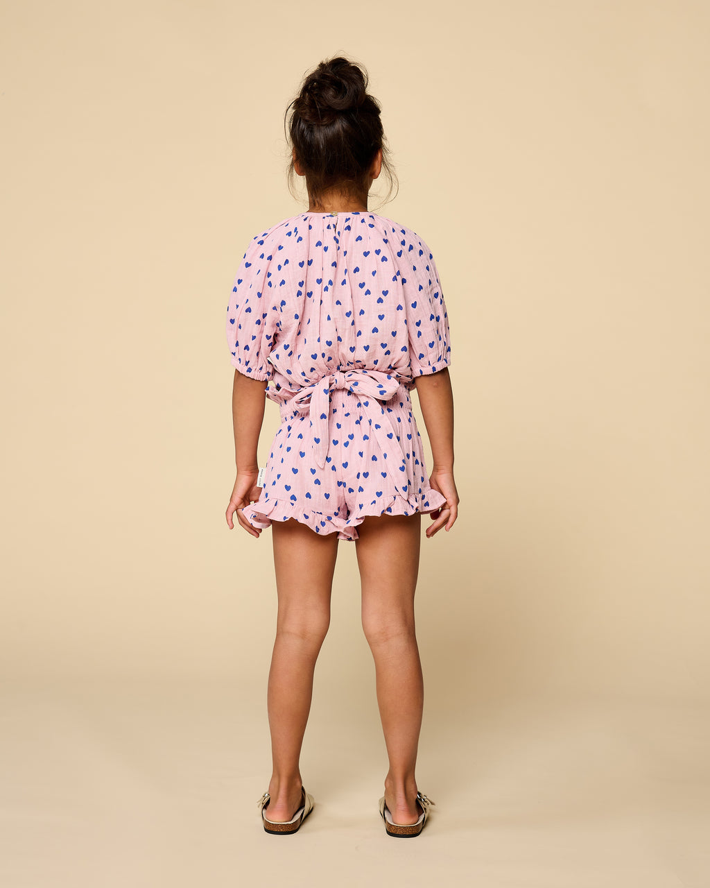 Smock Frill Short | Candy Hearts AOP