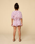 Smock Frill Short | Candy Hearts AOP